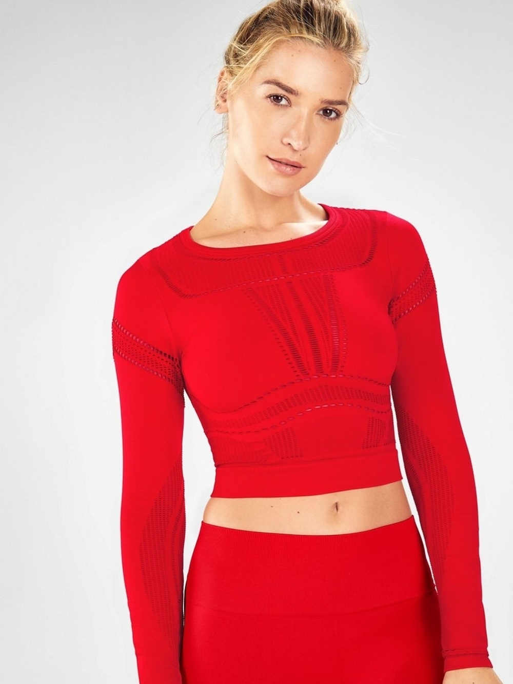 Fabletics Jaymee Mesh Long-Sleeve Top
